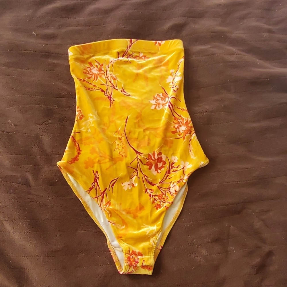 Urban Outfitters strapless halter top bodysuit